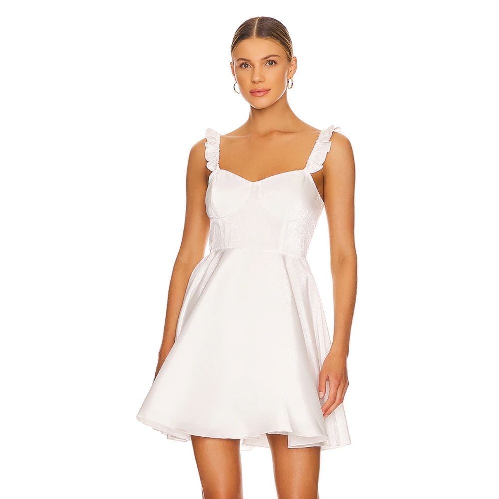 SELKIE WHITE SUNNY DRESS SIZE MEDIUM